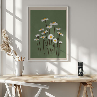 Little Flowers - Poster / Art Print - interiör