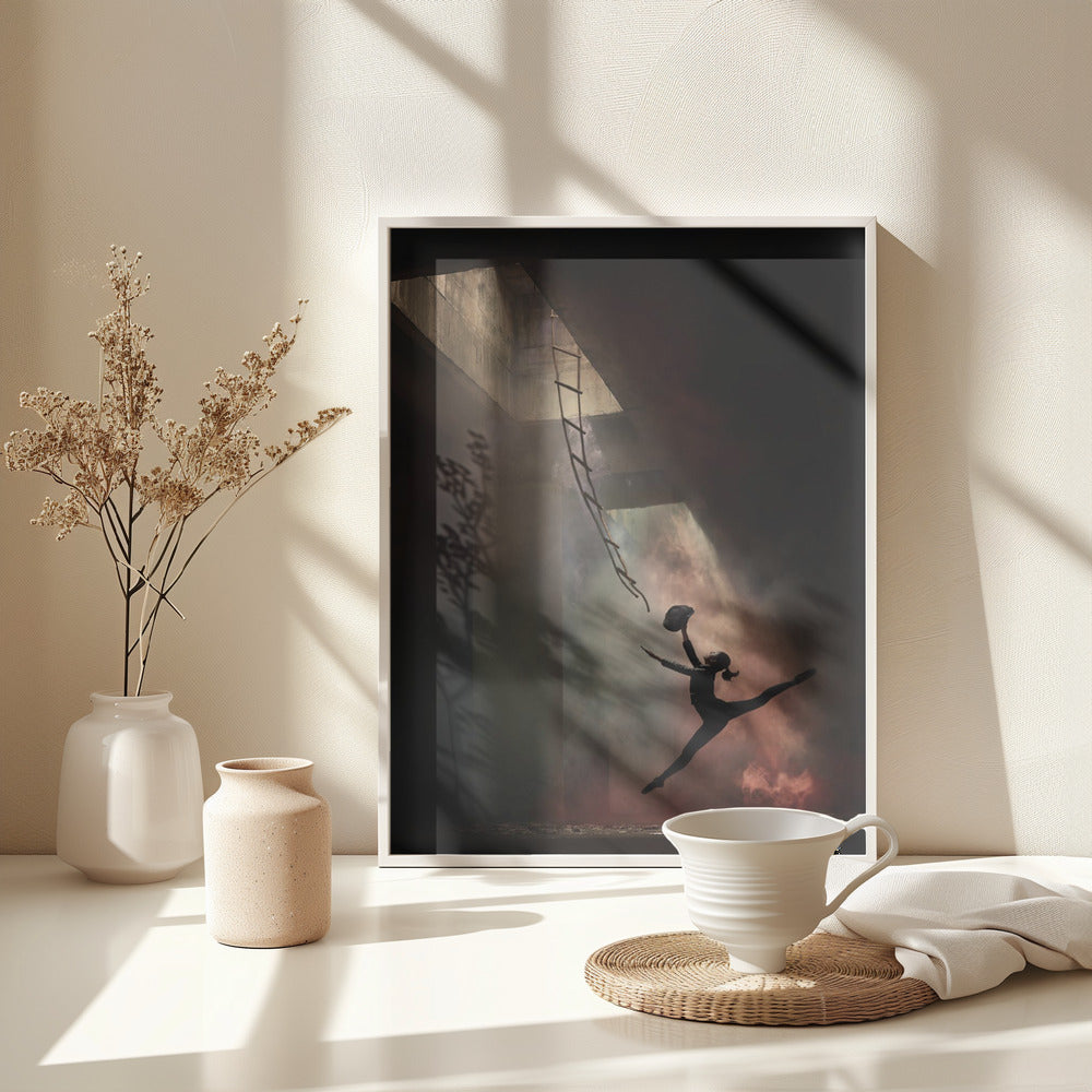 Smoke Dance - Poster / Art Print - interiör