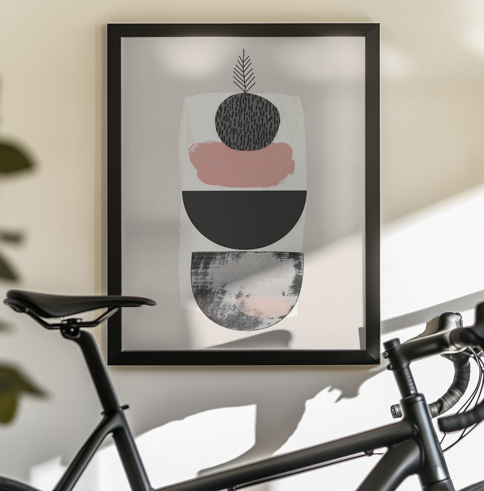 Abstract Minimalist Shapes No 6 - Poster / Art Print - interiör