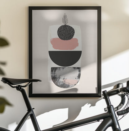 Abstract Minimalist Shapes No 6 - Poster / Art Print - interiör