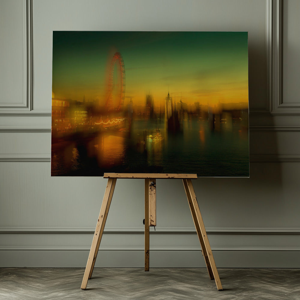 London at Dusk - Poster / Art Print - interiör