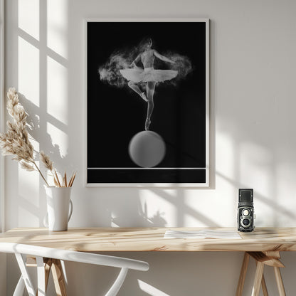 Spin with Ball - Poster / Art Print - interiör