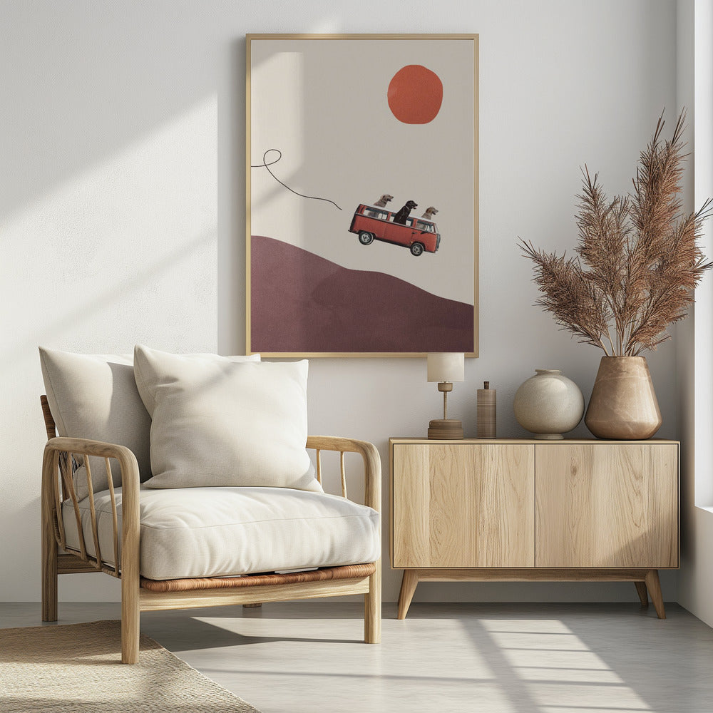 Adventure gang - Poster / Art Print - interiör