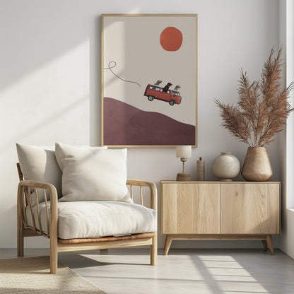 Adventure gang - Poster / Art Print - interiör