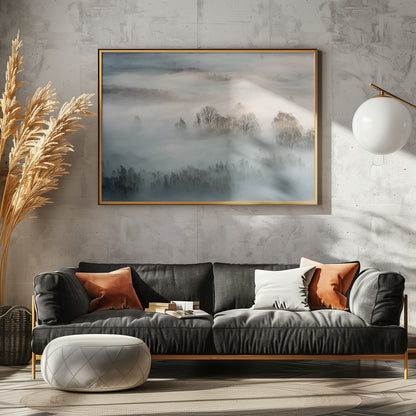 Winter fog - Poster / Art Print - interiör