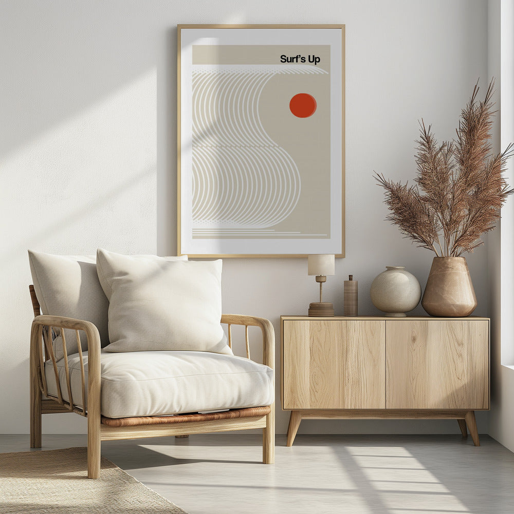 Surf's Up - Poster / Art Print - interiör