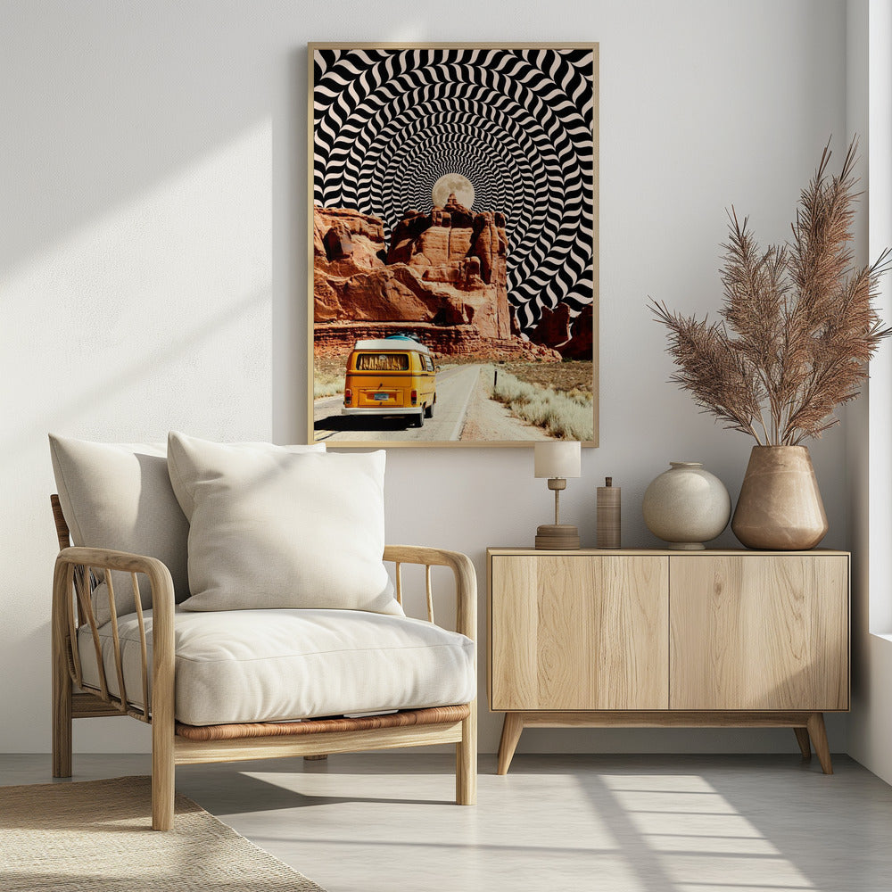 The Real Road Trip - Poster / Art Print - interiör