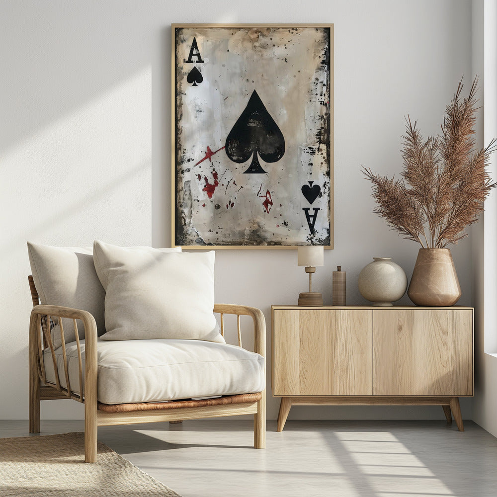 Ace of Spades - Poster / Art Print - interiör