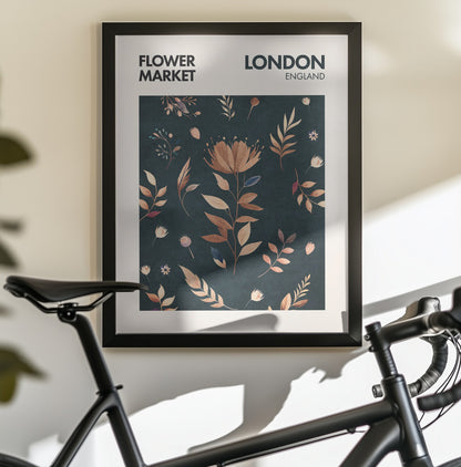Flower Market London - Poster / Art Print - interiör