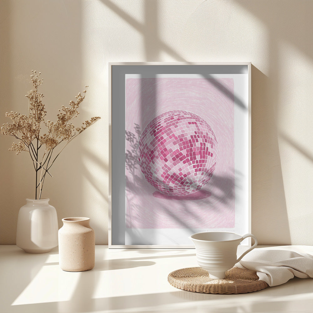 Pandc Discoball - Poster / Art Print - interiör