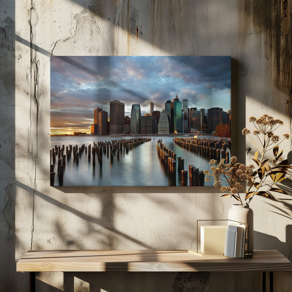 NYC Skyline - Poster / Art Print - interiör