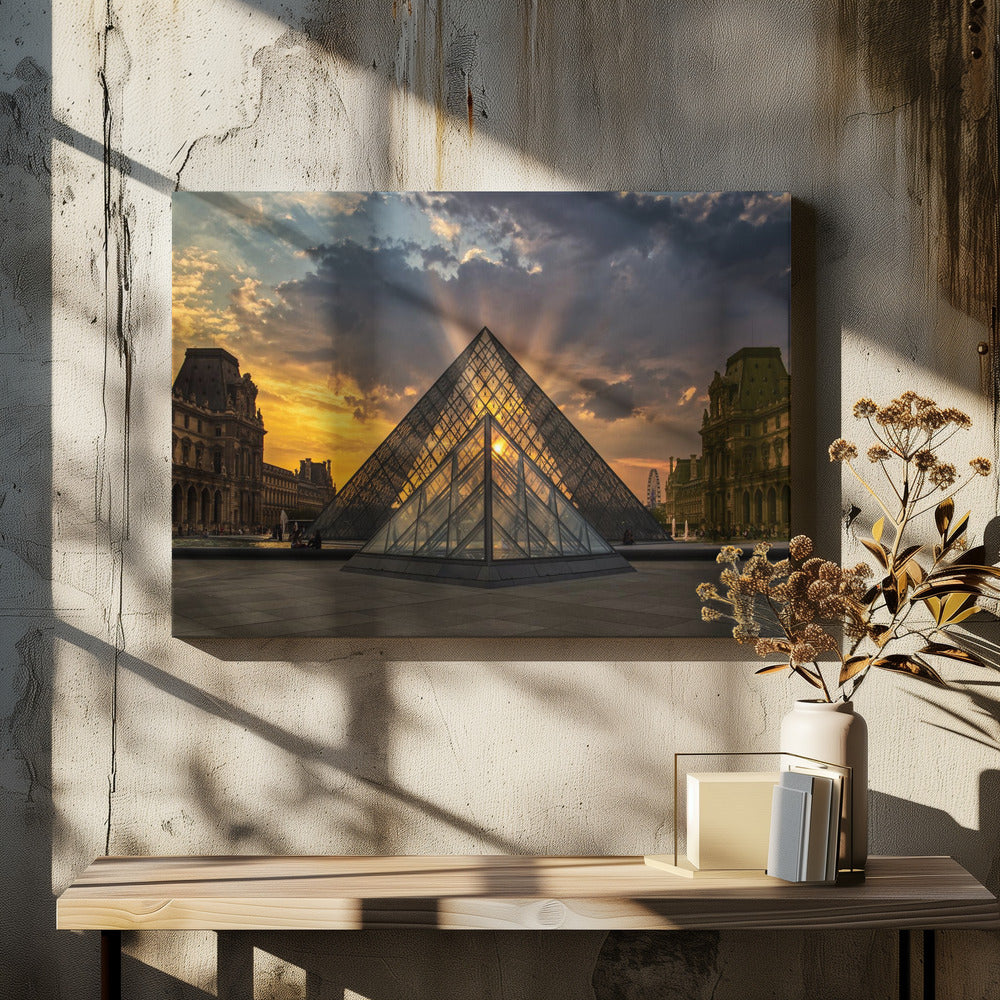 Pirámide del Louvre - Poster / Art Print - interiör