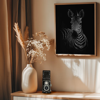 The Zebra - Poster / Art Print - interiör