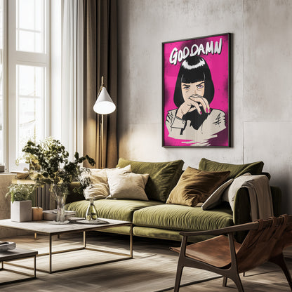 GODDAMN! - Poster / Art Print - interiör