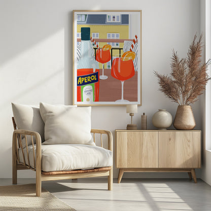Balcony Hygge - Poster / Art Print - interiör
