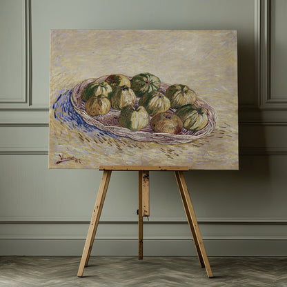 Still Life, Basket of Apples (1887) - Poster / Art Print - interiör