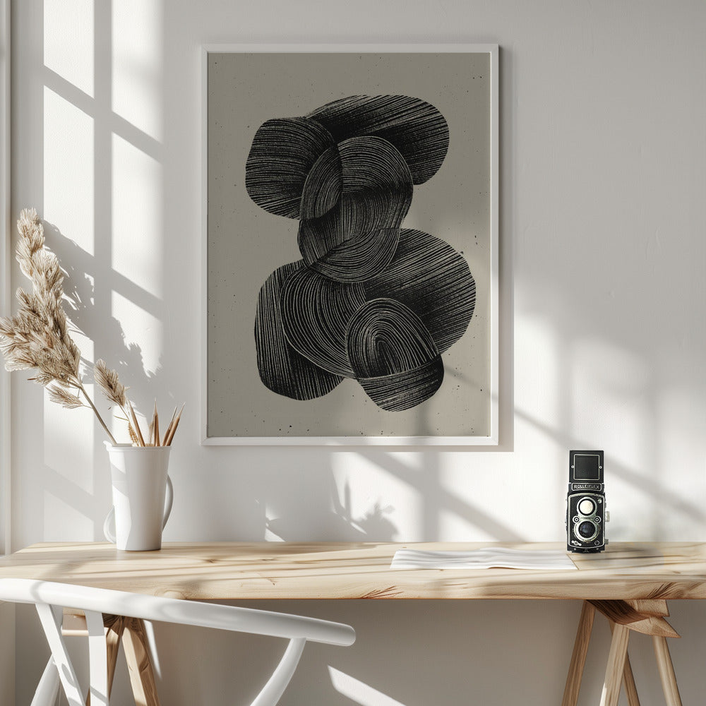 Fluid Echoes - Poster / Art Print - interiör