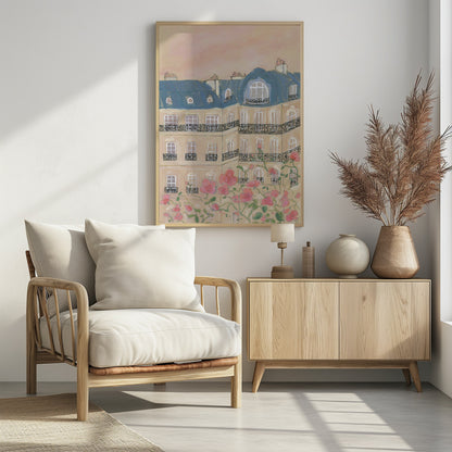 Sunset Over Paris 70x100 - Poster / Art Print - interiör