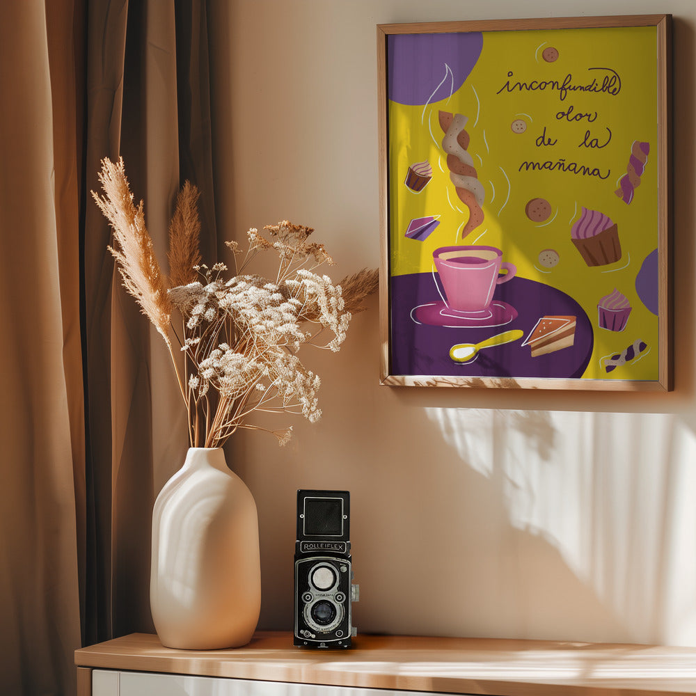 Inconfundible Yellow - Poster / Art Print - interiör