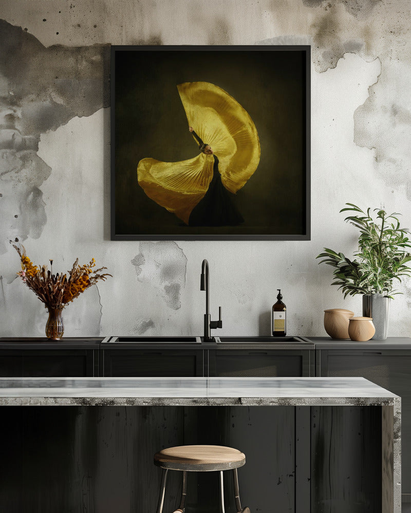 The girl & dance - Poster / Art Print - interiör