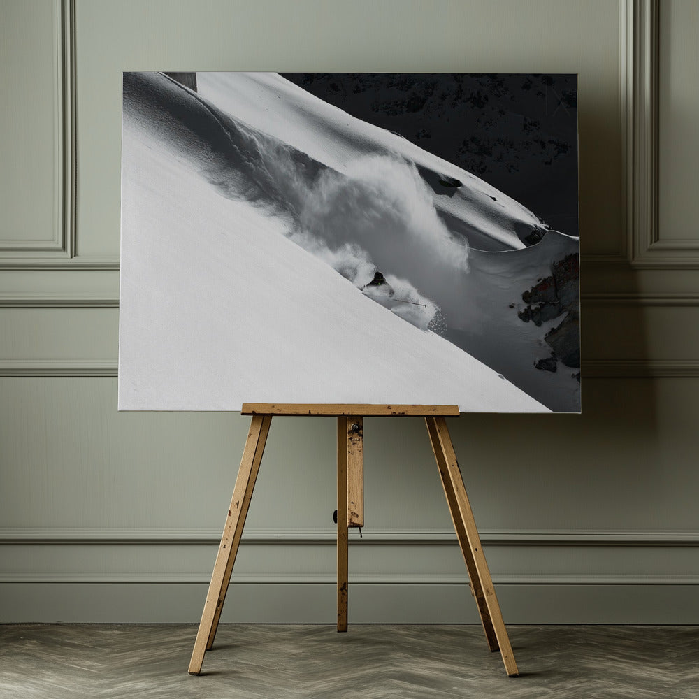 Cloud of Snow - Poster / Art Print - interiör