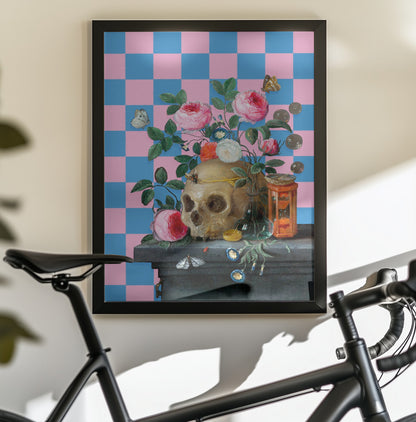 The Cheerfull Vanitas Still Life - Poster / Art Print - interiör