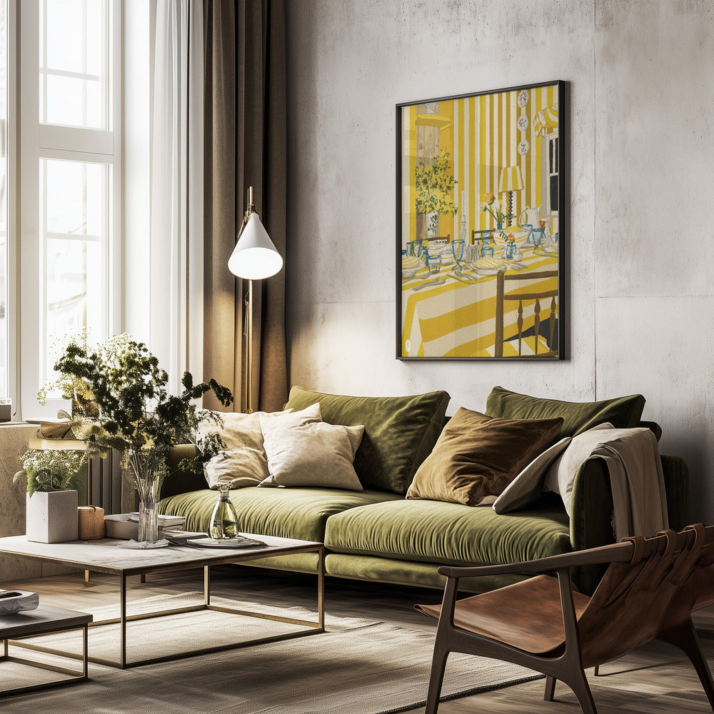 Week 30 Room Portrait - Poster / Art Print - interiör