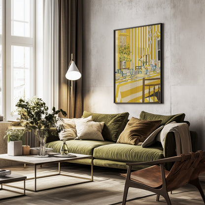 Week 30 Room Portrait - Poster / Art Print - interiör