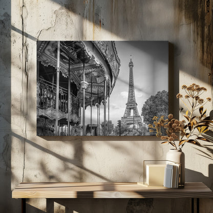 Typical Paris in monochrome - Poster / Art Print - interiör