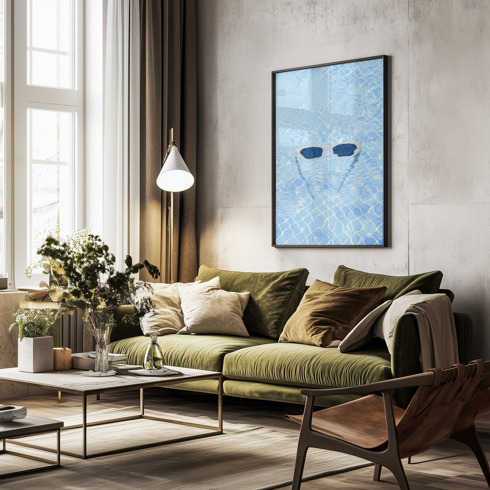 Pool_004 - Poster / Art Print - interiör