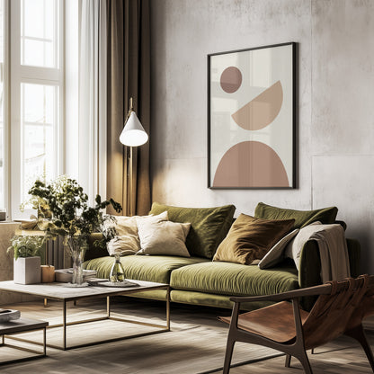 Abstract Geo - Poster / Art Print - interiör