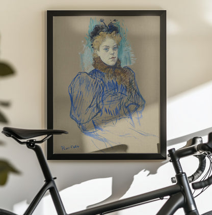 May Milton Portrait (1895) - Poster / Art Print - interiör