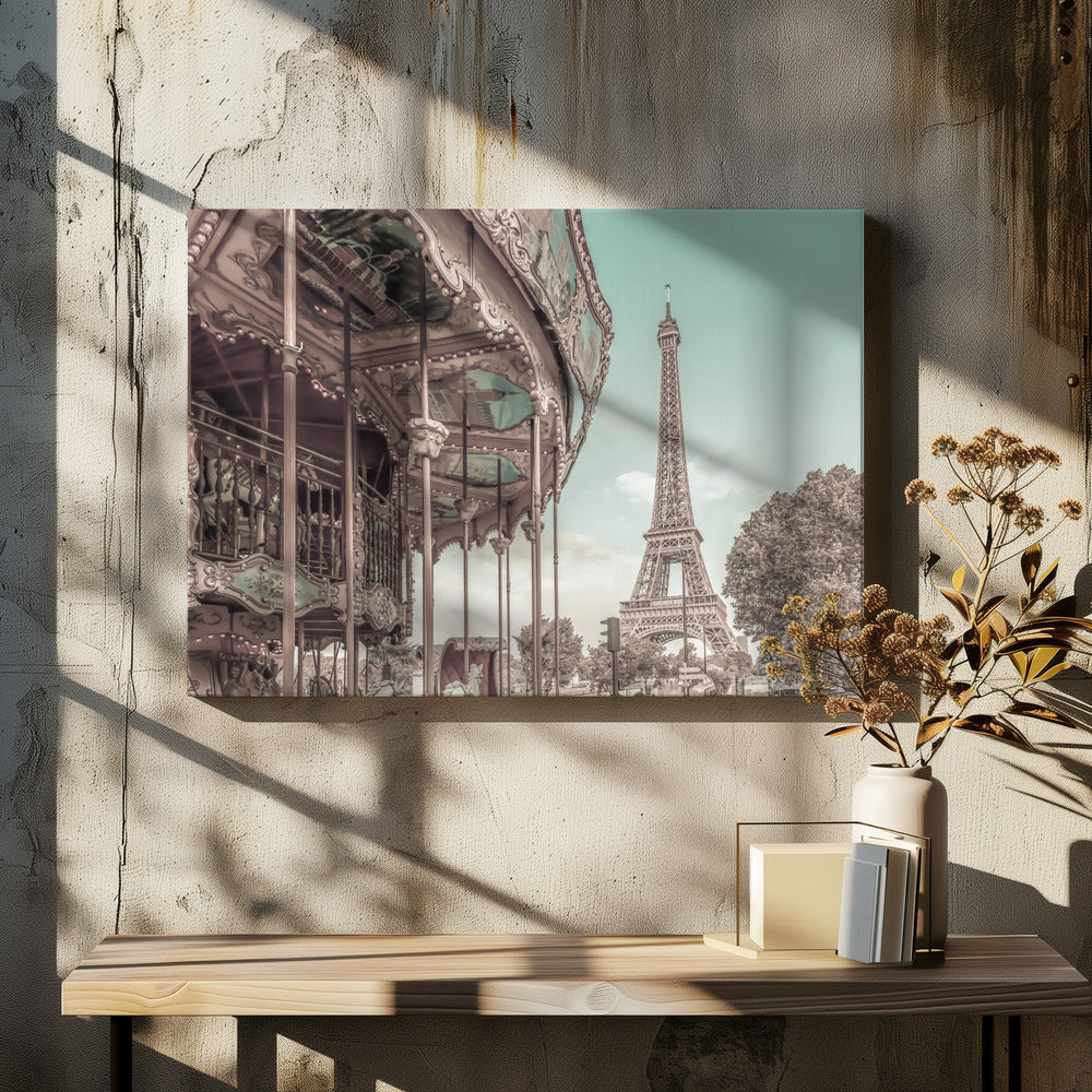 Typical Paris | urban vintage style - Poster / Art Print - interiör