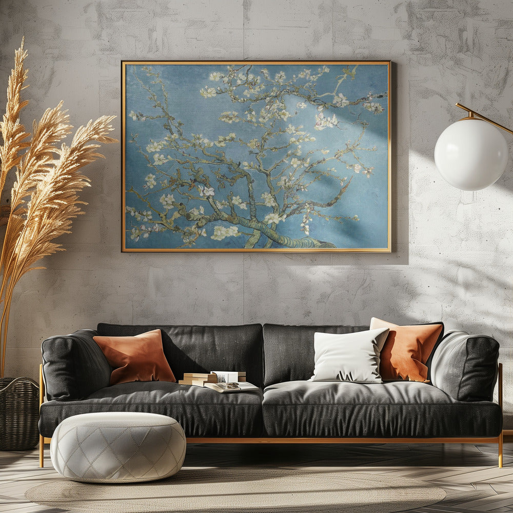 Vincent Van Gogh's Almond Blossom (1890) - Poster / Art Print - interiör