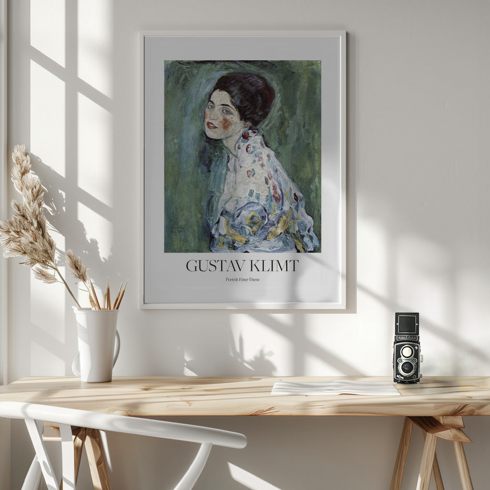 Porträt Einer Dame (1916–1917) Poster - Poster / Art Print - interiör