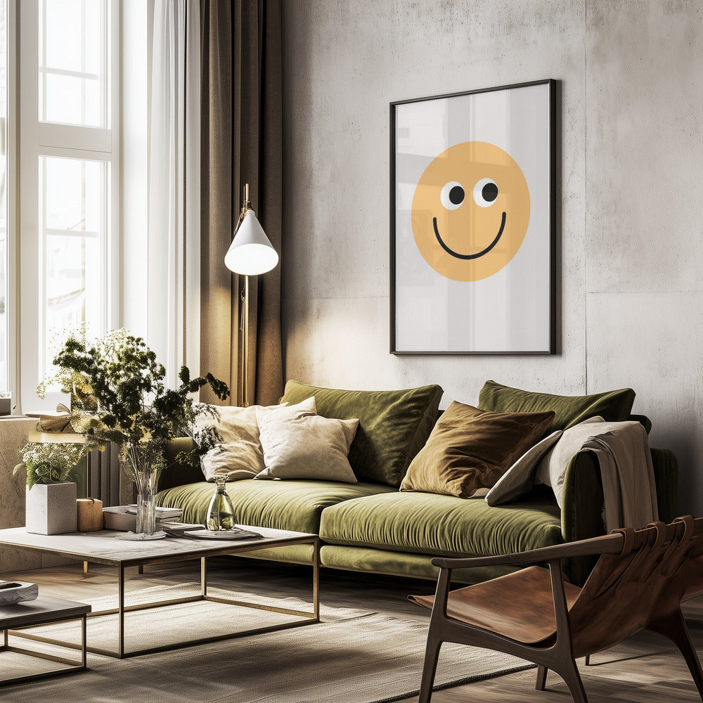 Face 1 - Poster / Art Print - interiör