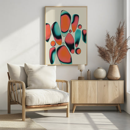 Cosmic Jazz 4 - Poster / Art Print - interiör