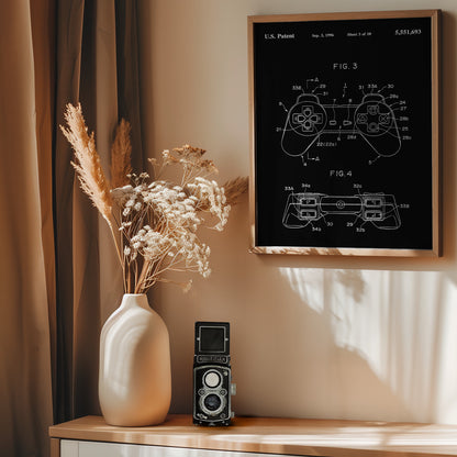 Controller Unit Patent 1996 - Poster / Art Print - interiör