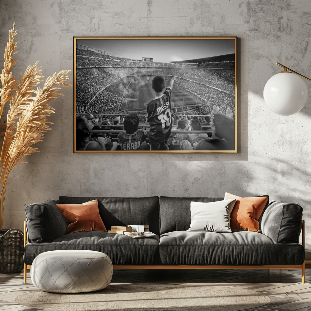 Cathedral of Football - Poster / Art Print - interiör