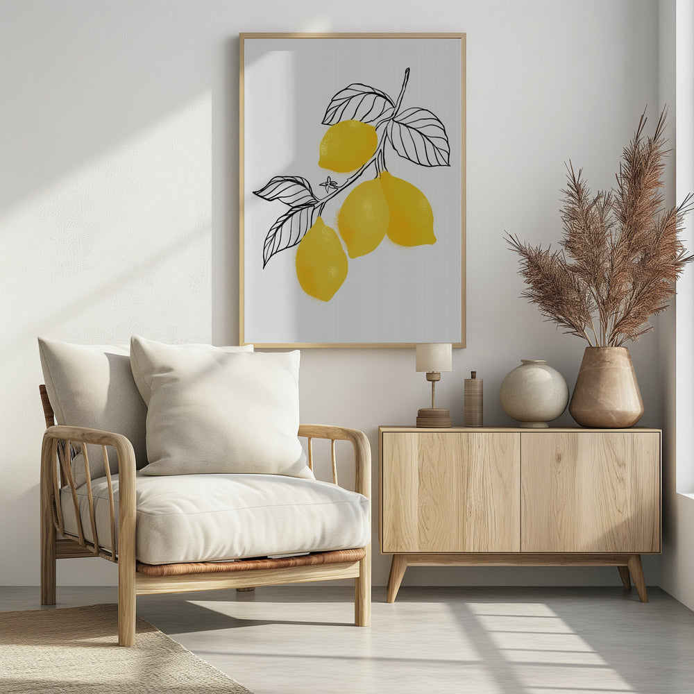 Lamya lemons - Poster / Art Print - interiör