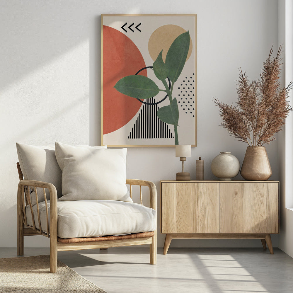 Geometric Botany - Poster / Art Print - interiör