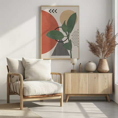 Geometric Botany - Poster / Art Print - interiör