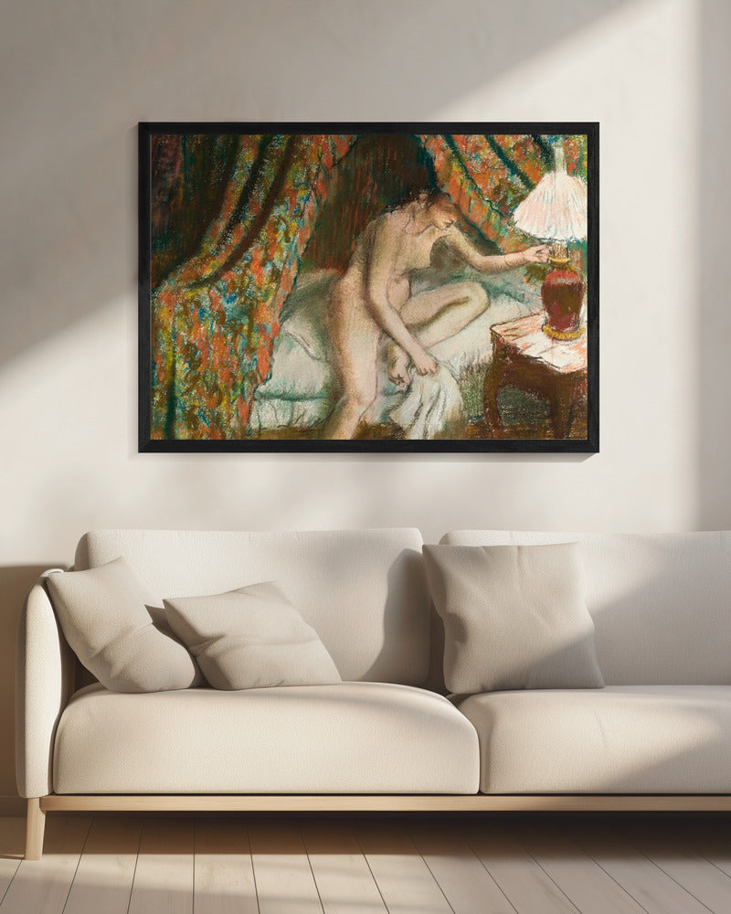 Naked Woman In Bed No.2 - Poster / Art Print - interiör