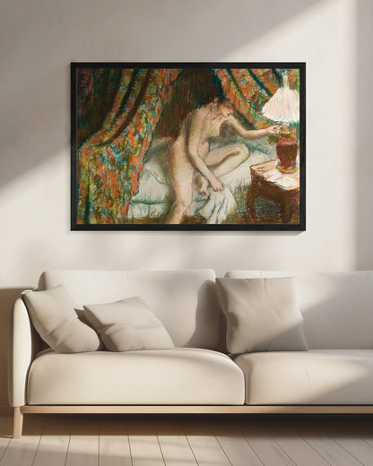 Naked Woman In Bed No.2 - Poster / Art Print - interiör