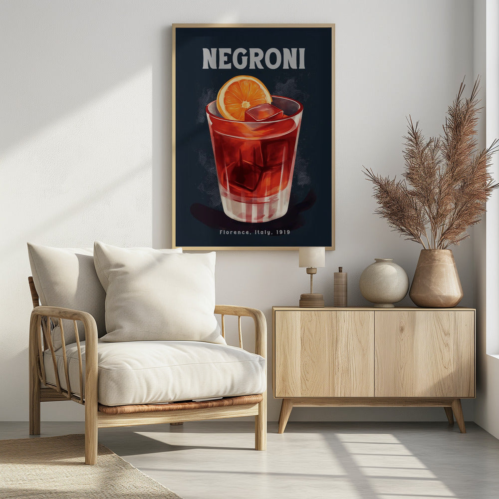 Negroni Florence 2 - Poster / Art Print - interiör