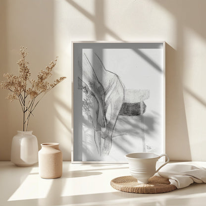 Inbetween poses - Poster / Art Print - interiör