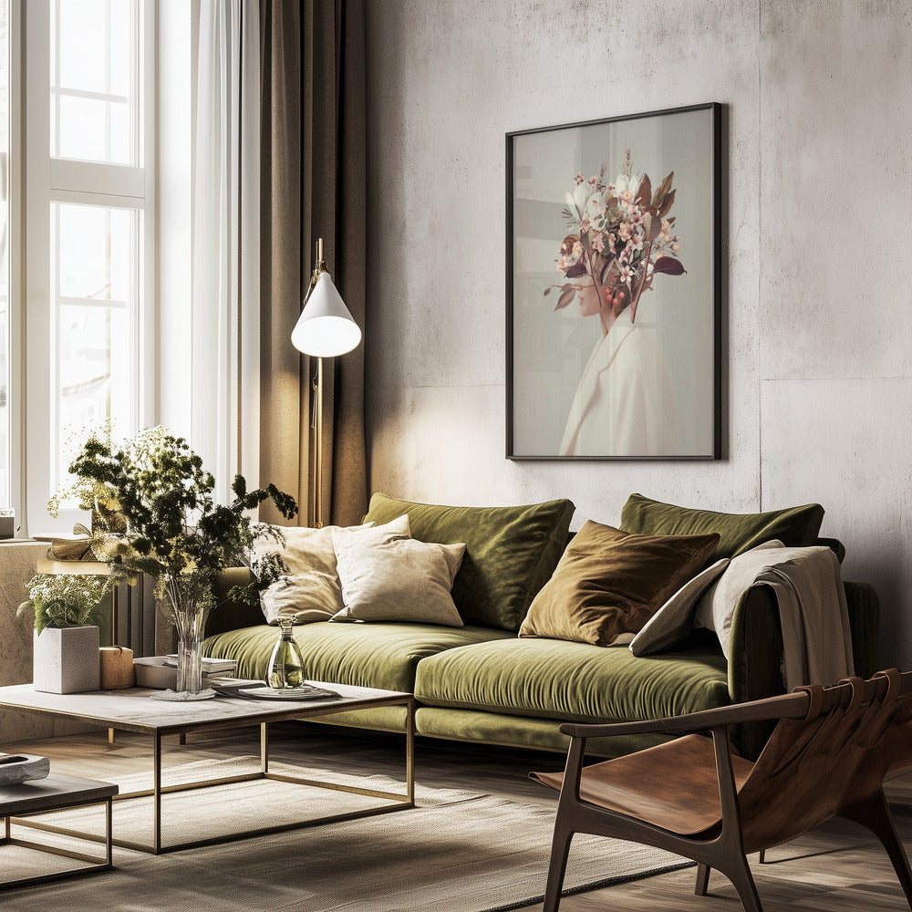 I Fell In Love With Fall Because of You - Poster / Art Print - interiör