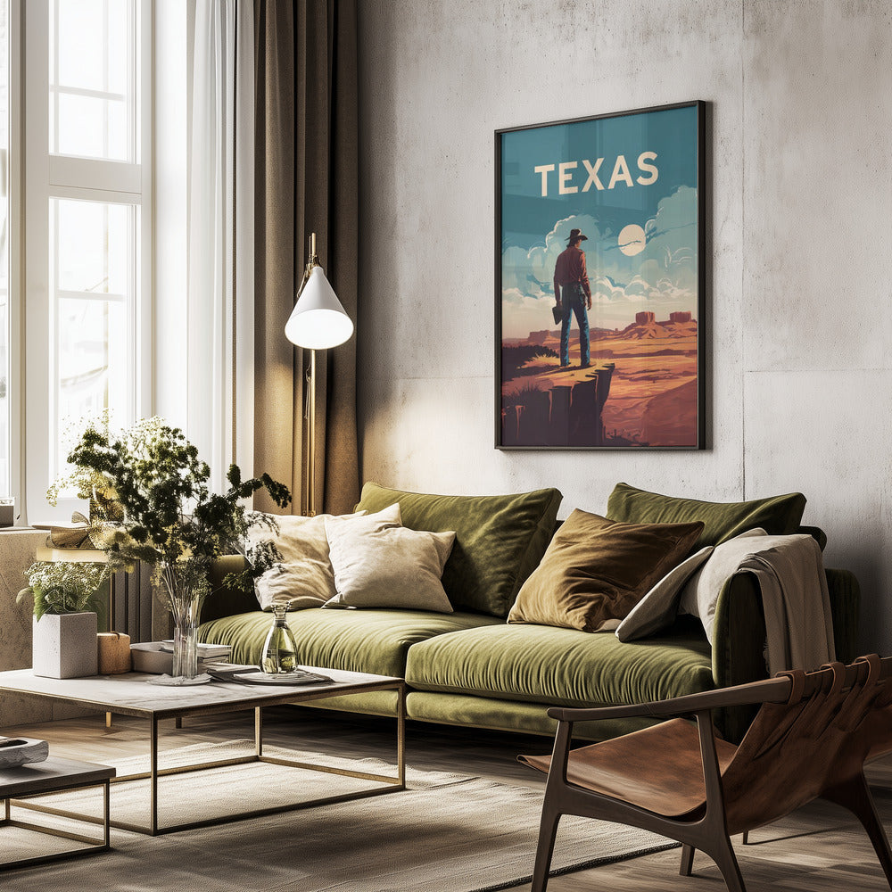 Texas - Poster / Art Print - interiör