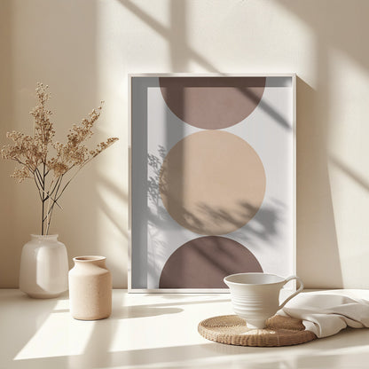 Circle composition 14 - Poster / Art Print - interiör