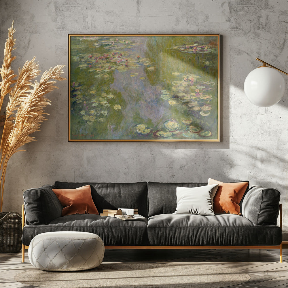 Water Lilies (1919) - Poster / Art Print - interiör